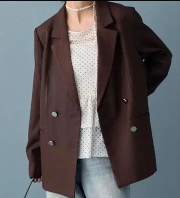 mystic 골드 버튼 테일러드 자켓