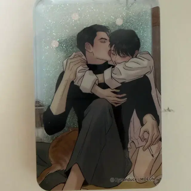 야화첩 모펀 워터 글리터 픽 콜라보 카페 콜카 아크릴 스탠드 코롯토 포카