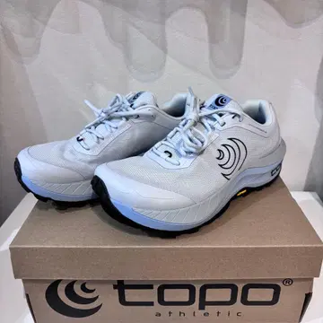 토포 애슬레틱 토포 여성용 스니커즈 비브람 스카이블루