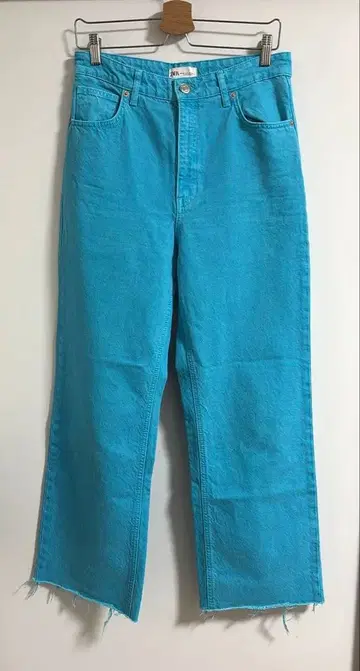 ZARA 하이라이즈 와이드 데님 팬츠 full length 38