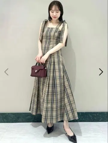 SNIDEL 체크 원피스