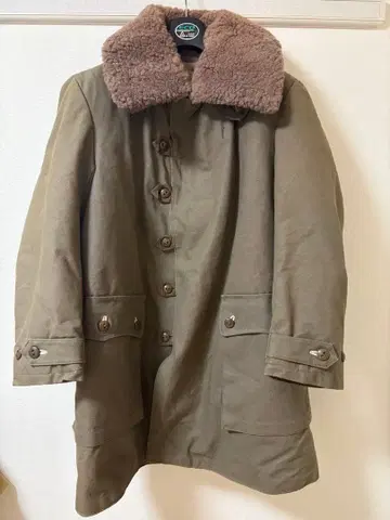 40s 스웨덴군 M1909 양가죽 코트 빈티지