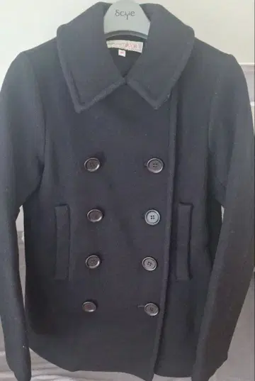 DRESSTIOR 드레스테리아 네이비 피코트 울 코트 36