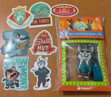 주토피아 해피 복권 F상 파우버트 덤 스티커 happy 복권