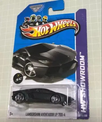 새상품 람보르기니 아 벤타도르 HOT WHEELS 무광 블랙