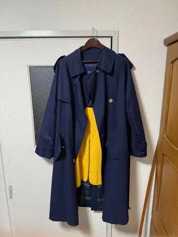 nautica 90s 트렌치코트 네이비