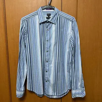 Paul Smith 블루 계열 스트라이프 긴팔 셔츠 L 인기 컬러