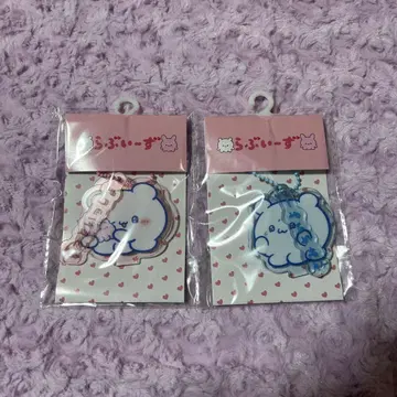 러브이즈 아크릴 스탠드 키링 스못피