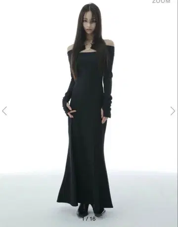 멜트 더 레이디 링 포인트 롱 드레스