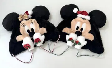 [택 포함 새상품] 디즈니 크리스마스 팬캡 미키 미니