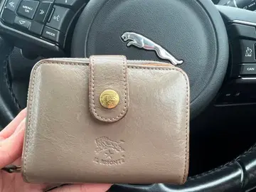 IL BISONTE 브라운 이단 접이식 지갑