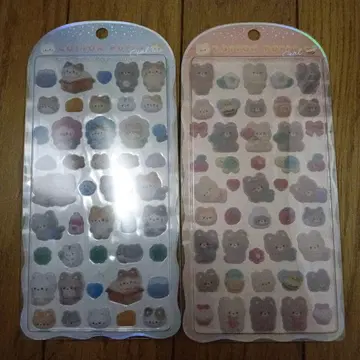 코튼 퍼피 동물 2개 세트