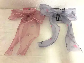 산리오 마이멜로디 쿠로미 오간자 리본 2종 세트