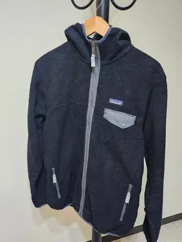 Patagonia Synchilla 풀 집업 후디 블랙 M
