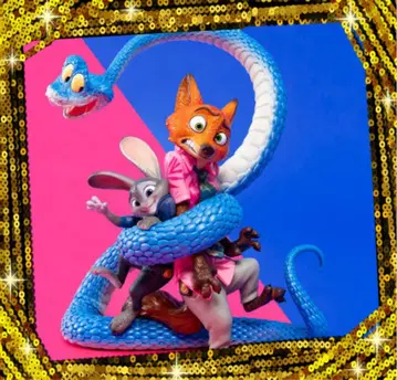 주토피아2 Happy 복권 A상 포스터 피규어 미사용 새상품