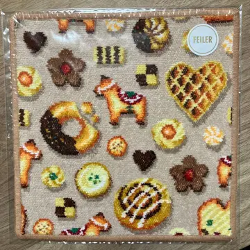 새상품 페이러 피카타임 손수건 쿠키