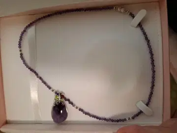 자수정 펜던트 목걸이