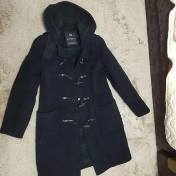 GLOVERALL 네이비 더플 코트