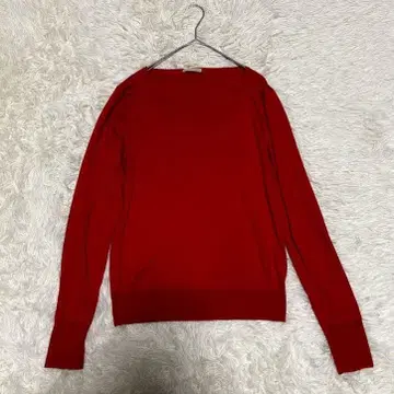 Cruciani 크루치아니 캐시미어 실크 니트 빨간색 라운드넥