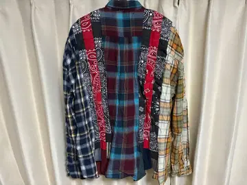 LIBERAL ARTS 패치워크 플란넬 셔츠