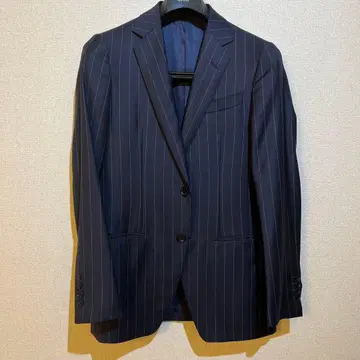 [ TOMORROWLAND ] 수트 (스트라이프) 네이비 44