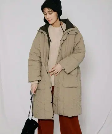 EKAL 울트라 써모 다운 자켓 베이지