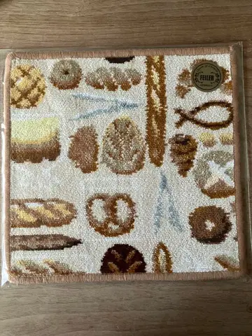 새상품 러브리 바이 페이러 손수건 베이커리 빵