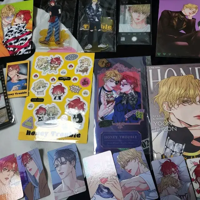 허니트러블 대만판 굿즈 세트 일괄 온우주 윤지헌 아크릴스탠드