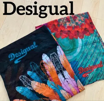 Desigual 데시구알 대형 스톨 숄 2개 세트 꽃무늬 봄/여름