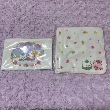 러브이즈 x 스위츠 파라다이스 플랫 파우치 미니 타월