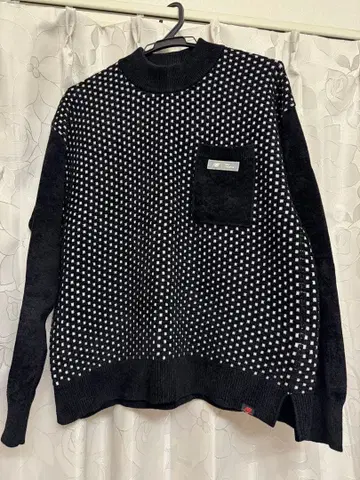 [새상품급] New Balance 체크 무늬 니트 골프 여성 사이즈 2