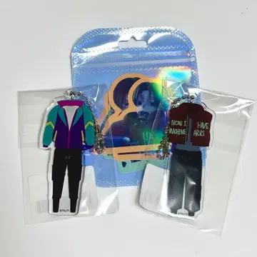 밀키 서브웨이 카트 맥스 키링 스티커 세트