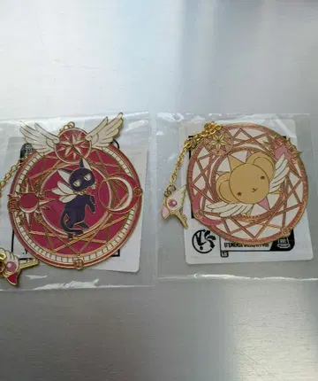 미개봉 2개 카드캡터 사쿠라 카드 책갈피 CLAMP전 케로짱