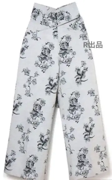 Melt the lady 페탈 스네이크 와이드 팬츠