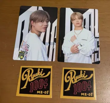 MAZZEL 마제베야 포토 카드 RYUKI 트레이딩 카드