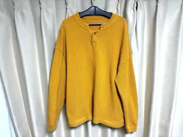 [ L-XL 정도 ] crepuscule 스웨터 코튼 100% 짧은 기장