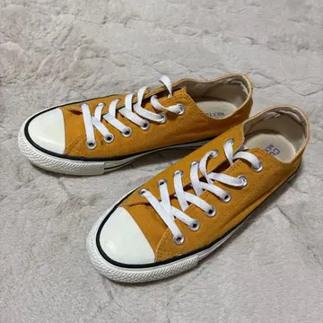 CONVERSE 24cm 머스타드 로우컷 스니커즈