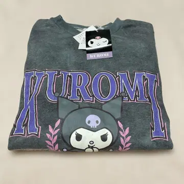 쿠로미 M 사이즈 트레이닝복 블랙 x 그레이 맨투맨 미사용 새상품