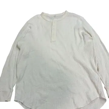 유니클로 와플 헨리넥 T 서멀 티셔츠 XL 사이즈