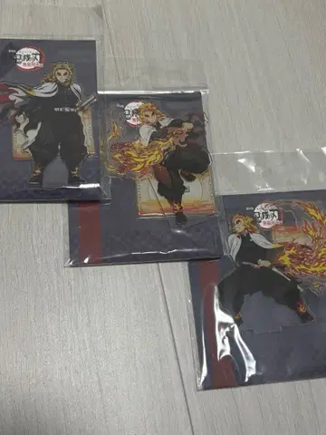 귀멸의 칼날 무한열차편 아크릴 스탠드 렌고쿠 쿄쥬로 ABC 세트 리바이벌