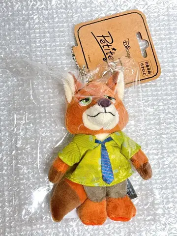 주토피아 닉 봉제 인형 볼 키체인 마스코트 푸치팝