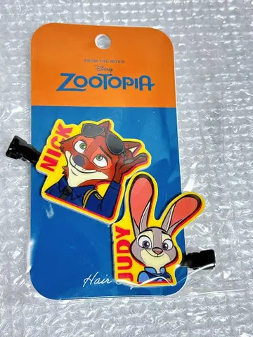 앞머리 클립 주토피아 닉 주디