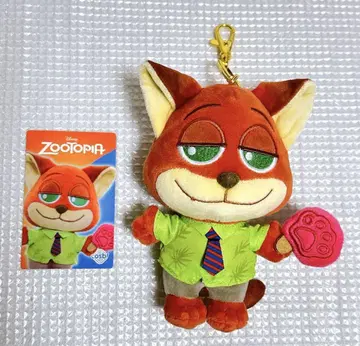 주토피아 코스비 cosbi 핫토이즈 닉 봉제 인형 키링