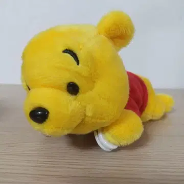 새상품급 푸우 어깨 탑승 봉제 인형 마스코트 디즈니 클립