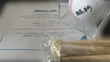 후지시마 카호 친필 사인 야구공