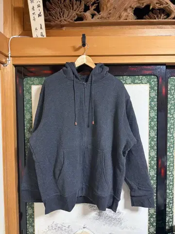 DUKE 다크 풀 집업 후드티 오버 사이즈