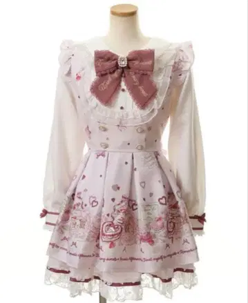 리즈리사 메니 하츠 애프터눈티 셋업 핑크