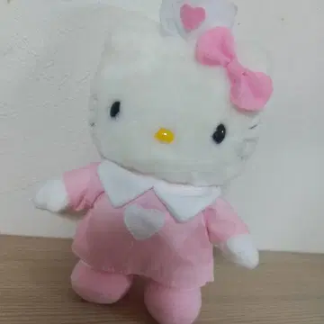 새상품급 헬로키티 간호사 핑크 봉제 인형 에코