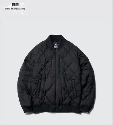 유니클로 화이트 마운티니어링 리사이클 다운 자켓 블랙 XL