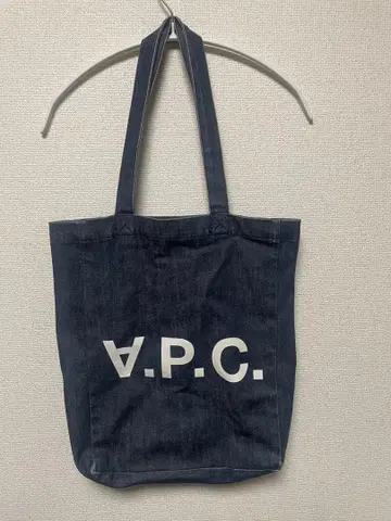 APC 데님 토트백